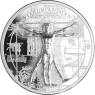 Cook Islands-5 Dollar-2021-AGpp-X-Ray Vitruvian Man-RS