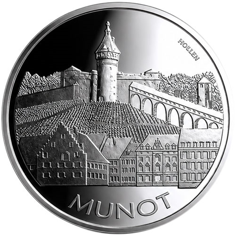Schweiz-20-Franken-2007-Silber-PP-Munot-Schaffhausen-RS