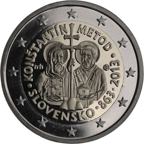 Slowakei-2 Euro-2013-PP-Coincard-Byzantinische Mission I