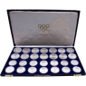 Kanada-14x10+14x5 Dollar-1973-1976-AGstgl-Olymp Montreal 76-Etui