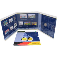 Deutschland-2Euro-Briefmarken-2011-Kölner Dom-Folder