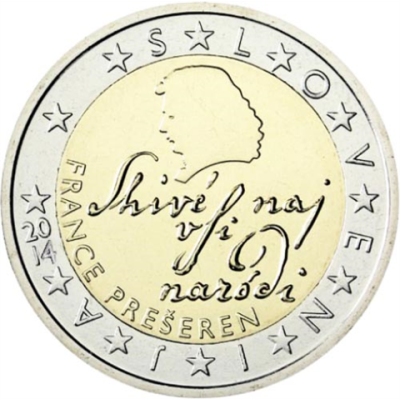 Slowenien-2-Euro-2014-France-Preseren-rs