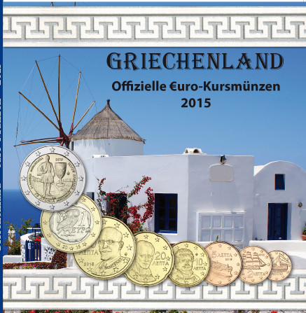 Griechenland-3,88Euro-2015SondersatzLouis-Folder
