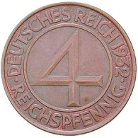 J.315 4 Reichspfennig 1932 