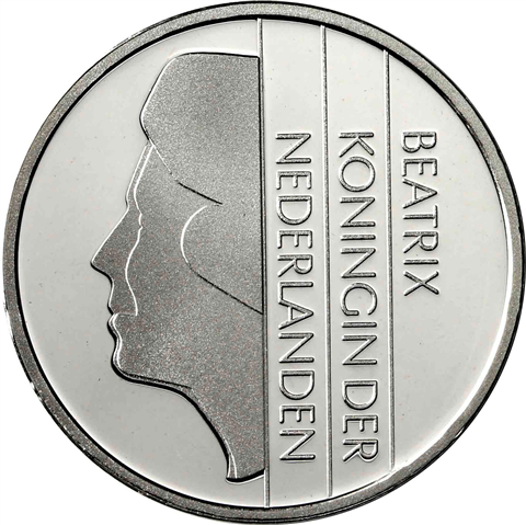 Niederlande-1G-2001-PP-Silber-Gulden