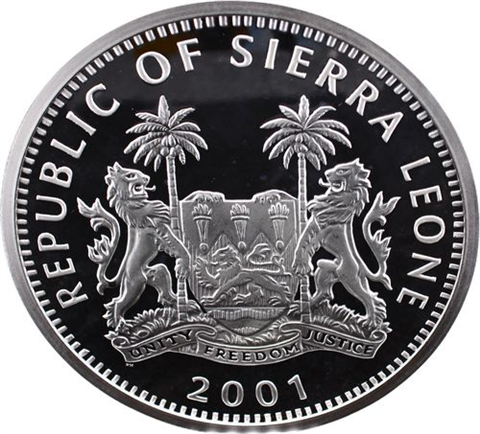 Sierra Leone-500 Dollar-2001-AGpp-Death Queen Victoria-Etui