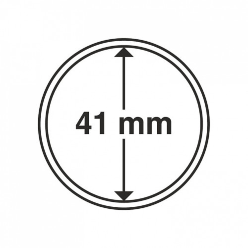 334928 - 10 Münzenkapseln   Innendurchmesser 41 mm 