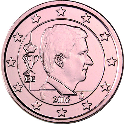 Euro Cent Muenze aus Belgien Jahrgang 2016 Philippe