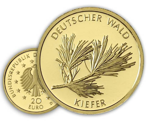 Deutschland 20 Euro 2013 Kiefer Goldmünze Münzzeichen Historia Hamburg Wahl