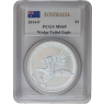 Australien-1Dollar-2014-AgStgl-MS69-Slab-Keilschwanzadler-RS