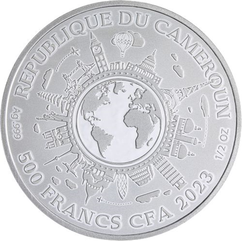 Kamerun-16x500 Francs-2023-AGpl-Um Die Welt 80 Tage-AlbumI
