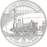 Silbermünze 10 Euro 2010 "175 Jahre Deutsche Eisenbahn"
