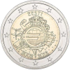 Estland 2 Euro 2012 bfr. 10 Jahre Euro Bargeld