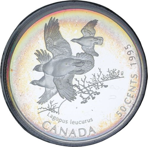 Kanada-50 Cent-1995-AGstgl-Canada on the Wing-RS