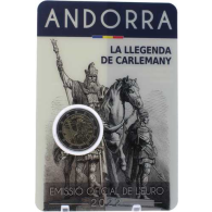 Andorra-2euro-2022-Stgl-Karl der Große-Coincard-RS