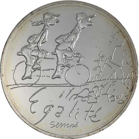 Frankreich-10 Euro-2014-AGstgl-Egalite Freiheit Frühling-RS