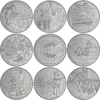 Frankreich-8x10 Euro-2016-AGstgl-Kleiner Prinz