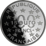Frankreich-15 Euro 100 Francs-1996-AGpp-Dom Sankt Stephan-VS