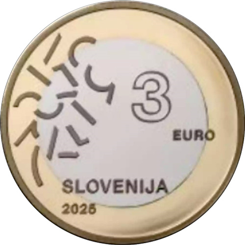 Slowenien-3Euro-2025-Kulturhauptstadt-Gorizia-RS