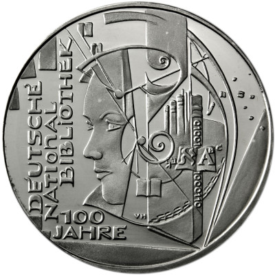 Deutschland 10 Euro 2012 Deutsche Nationalbibliothek