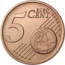Vatikan Kursmünzen 5 Cent 2002 Stgl. mit dem Motiv von Papst Johannes Paul II