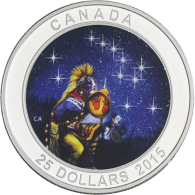 Kanada-25 Dollar-2015-AGpp-The Quest-Farbe-RS