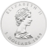 Kanada-5-Dollar-1989-1-Unze-Silber-Maple-Leaf-VS