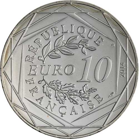 Frankreich-10 Euro-2014-AGstgl-Liberte Freiheit Frühling-RS