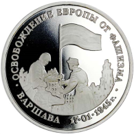 Russland-3-Rubel-1995-PP-Befreiung-von-Warschau-RS