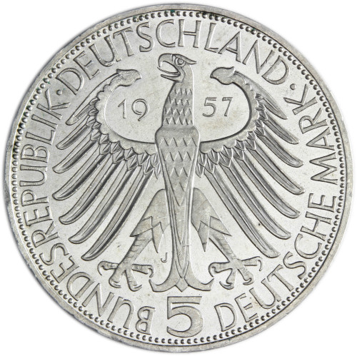 5 DM Münze Freiherr von Eichendorff 