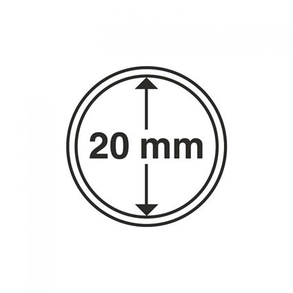 303557 - 10 Münzenkapseln -Innendurchmesser 20 mm 