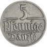 Danzig-5 Pfennig-1923-1928-VS