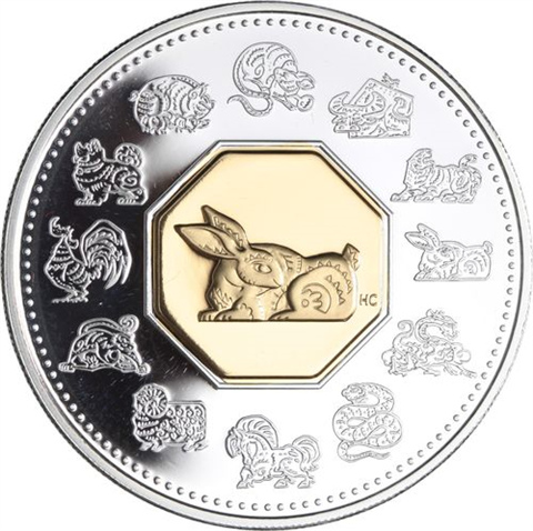 Kanada-15 Dollar-1999-AGpp-Hase-RS
