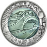 Österreich 25 EUR Tunnelbau Silber-Niob-Münze 2013