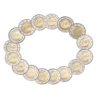 Europa  2 Euro Gemeinschaftsausgaben  2009  10 Jahre WWU aller Länder