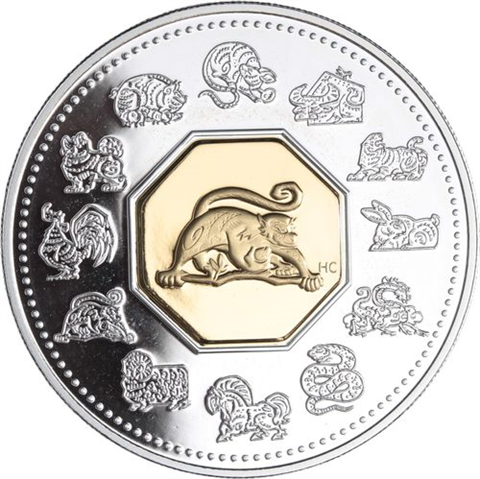 Kanada-15 Dollar-2004-AGpp-Affe-RS