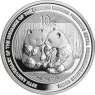 China-10 Yuan-2009-AGstgl-Panda-Jubiläum-RS