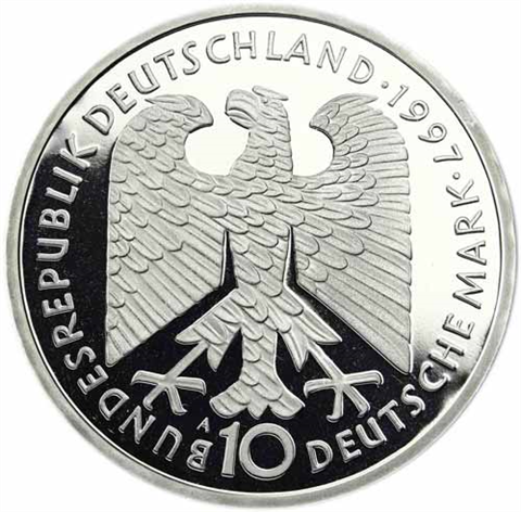 Deutschland-10-DM-Silber-1997-PP-Heine