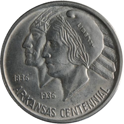 USA-HalfDollar-50centsilber-1935-1939vz-Arkansas-RS