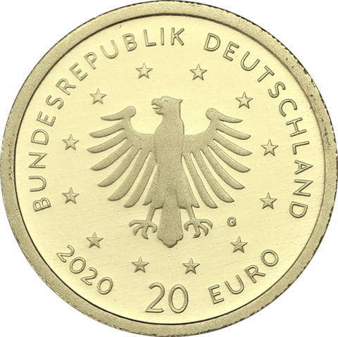 Deutschland-20-Euro-2020-Weißstorch