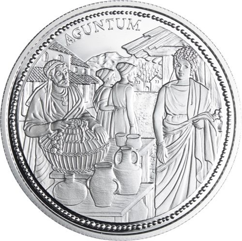 Österreich-6x20 Euro-2010-2012-AGpp-Roma an der Donau-Set-EtuiI