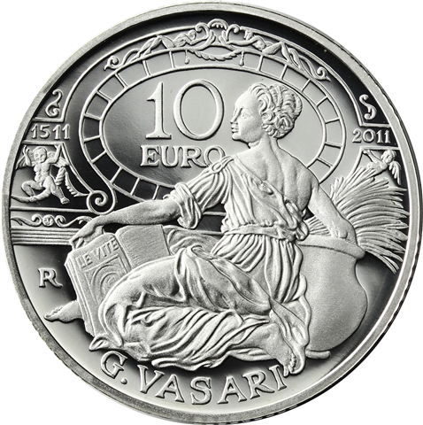 Italien 10 Euro 2011 PP Georgio Vasari I