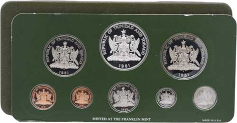 TrinidadTobago-16,91 Dollar-1981-PP-KMS-Etui