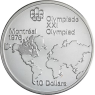 Kanada-10 Dollar-1973-AGstgl-Montreal 76  World Map-RS