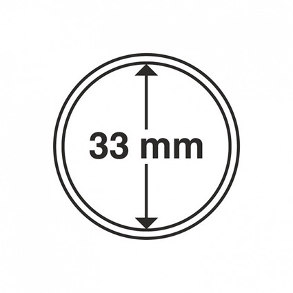 320931 - 10 Münzenkapseln  Innendurchmesser 33 mm 