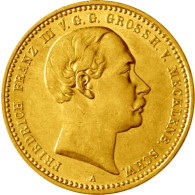 10 Mark Münze 1890 Großherzogtum Mecklenburg-Schwerin J.232 Franz III. Gold Kaiserreich 