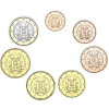 Vatikan Kursmünzen 2018 1 Cent bis 1 Euro Papst Franziskus  Wappen Stempelglanz 