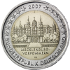 Deutschland-2Euro-2007-Schloss-Schwerin-MünzzeichenJ-RS