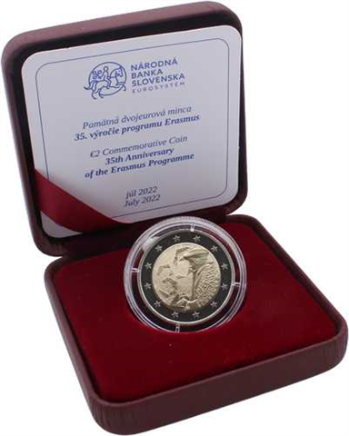 Slowakei-2 Euro-2022-PP-Erasmus-Etui