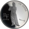 Frankreich-10 Franc-1996-AGpp-Flötenspieler-RS